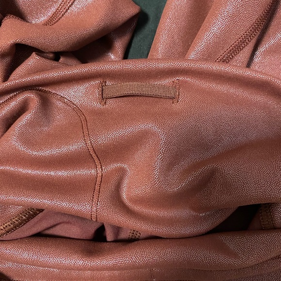 Lululemon Wunder Train HR Tight 25" with Foil Red Merlot - Picture 6 of 7